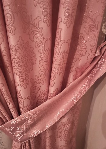 Beden Pastel Pembe Düz Konvansiyonel Perde