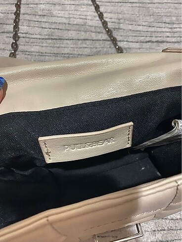 Pull and Bear ekru çanta