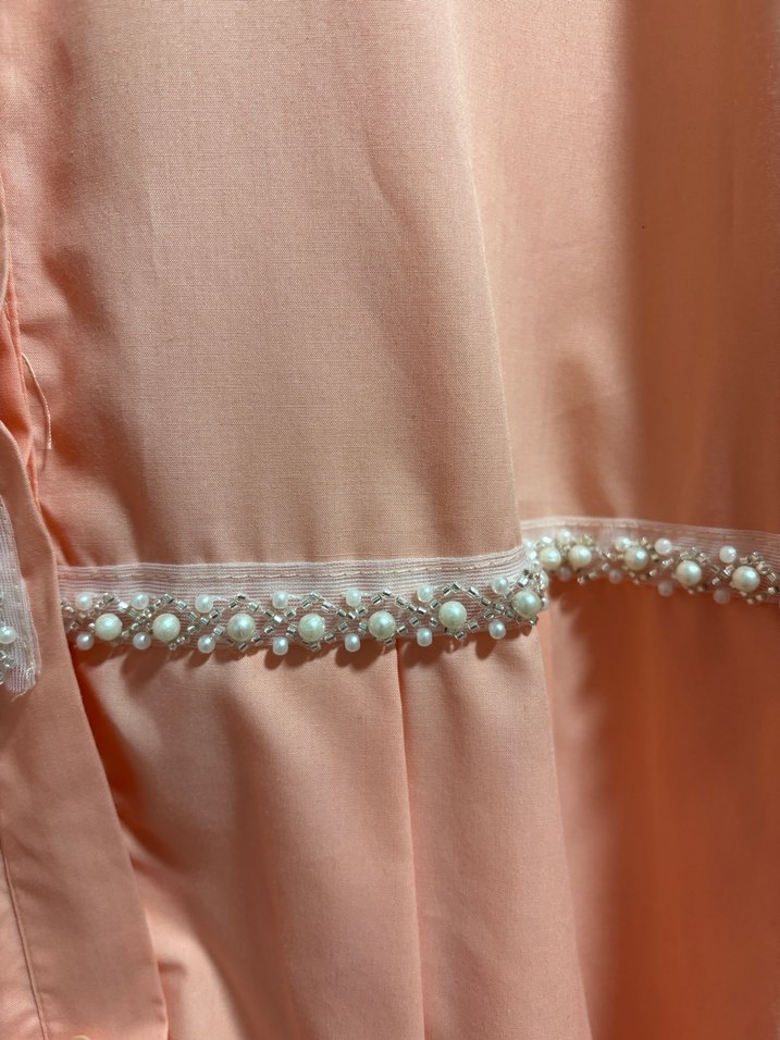 İnci İşlemeli turuncu Gömlek - Görsel 3