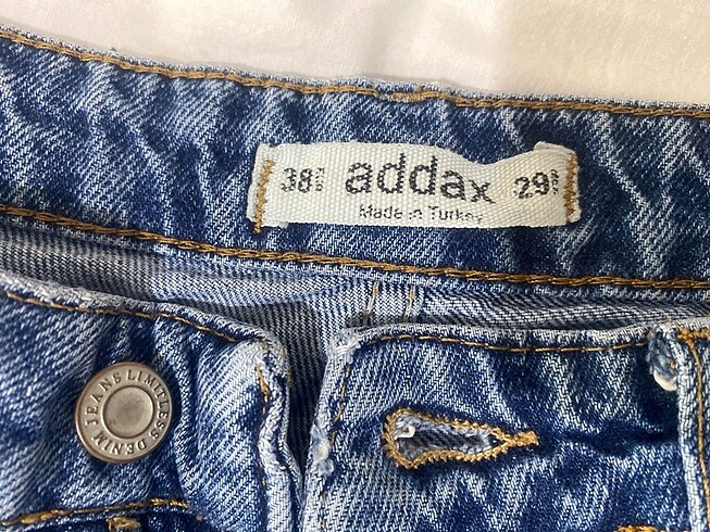 38 Beden lacivert Renk Addax jean