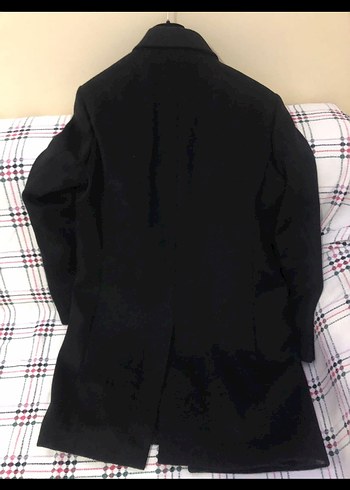 Diğer Düğmeli Siyah Erkek Kaşe palto