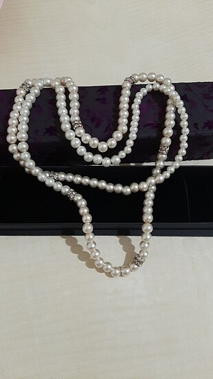İnci kolye 110cm