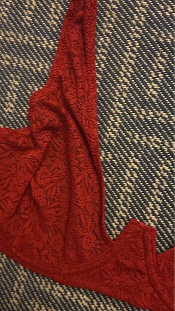 diğer Beden bordo Renk Balenli kırmızı bralet 85b