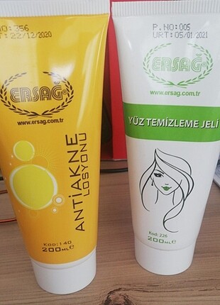 Krem ve temizleme jeli