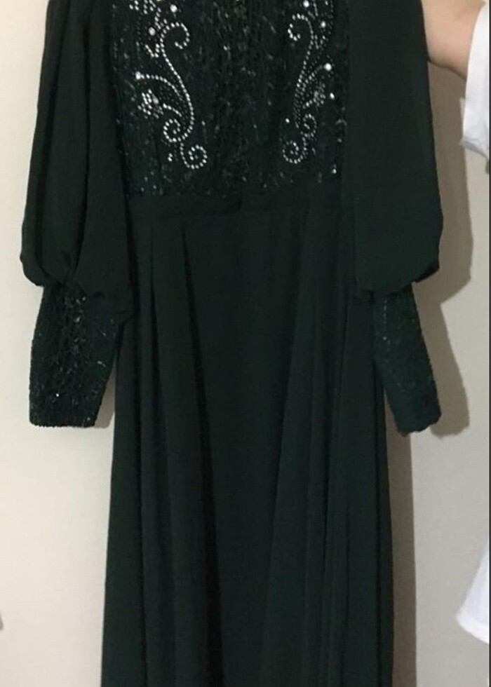 Tesettür abiye elbise - Görsel 2