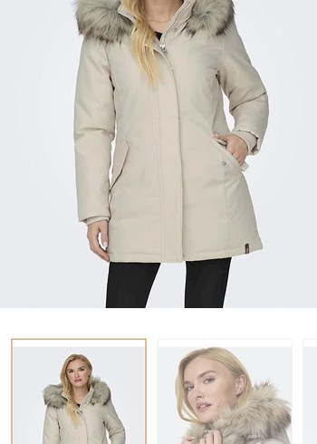 Only ONLY Kürklü Kadın Parka Mont