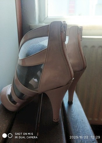 Pudra Kadın Platform Topuklu Ayakkabı - Görsel 2