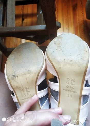 Pudra Kadın Platform Topuklu Ayakkabı - Görsel 5