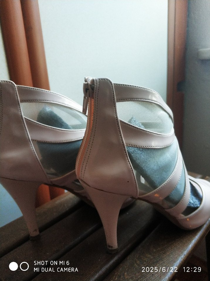 Pudra Kadın Platform Topuklu Ayakkabı - Görsel 4