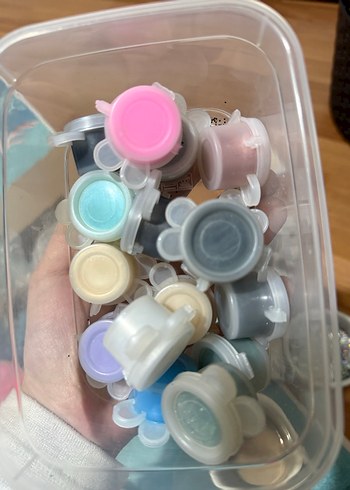 Epoksi renkli sim ve sedefli boyalar - Görsel 2