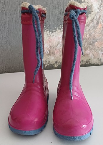 Pembe Kız Çocuk Polar Astarlı Bot - Görsel 2