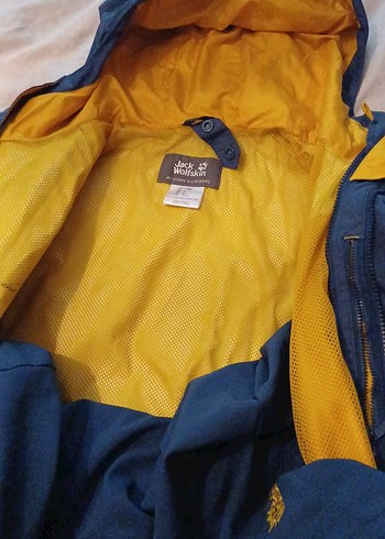 Jack Wolfskin Erkek Mavi Kapüşonlu Mont - Görsel 5