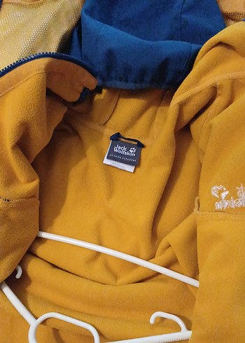 Jack Wolfskin Erkek Mavi Kapüşonlu Mont - Görsel 4