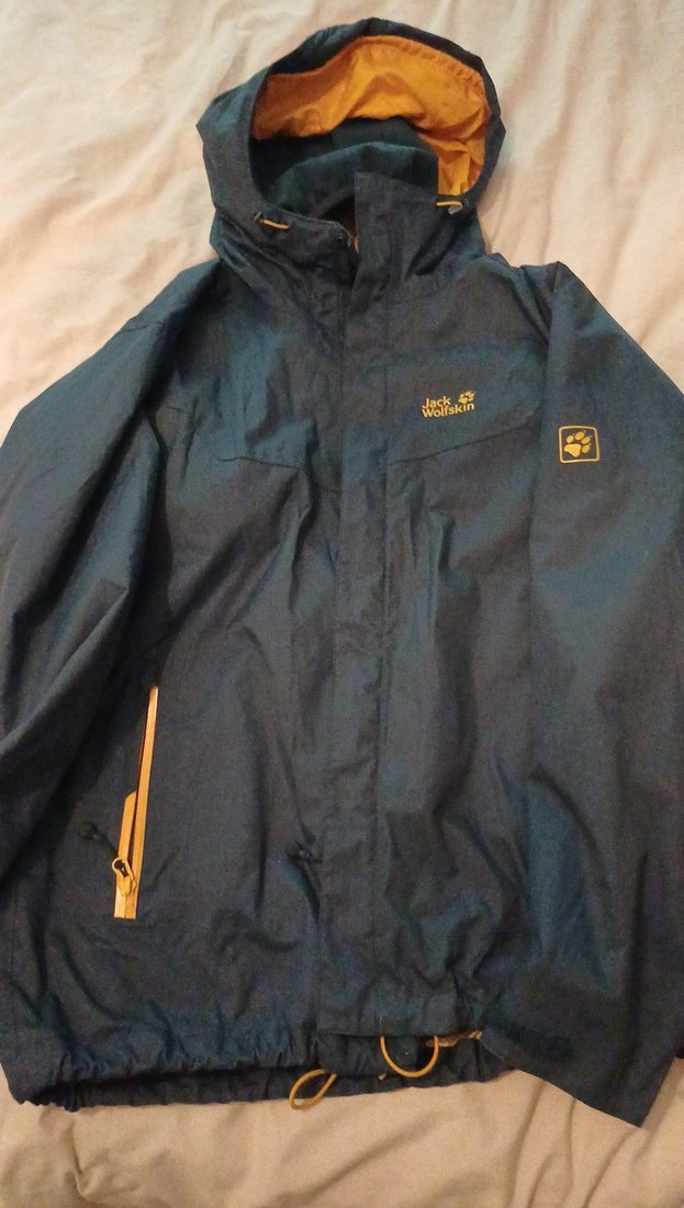 Jack Wolfskin Erkek Mavi Kapüşonlu Mont - Görsel 2