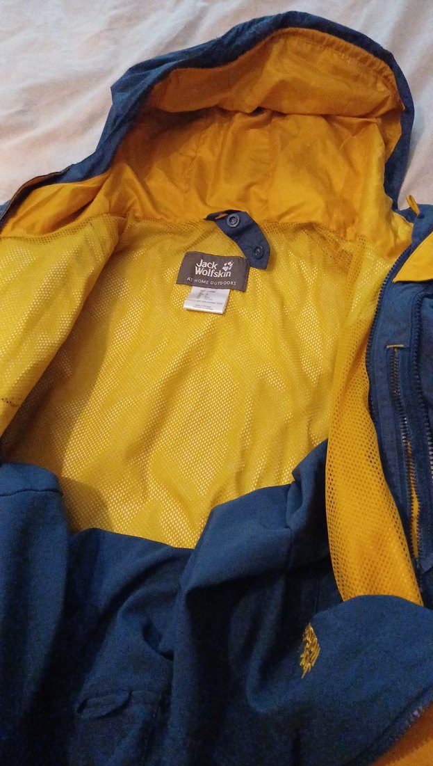 Jack Wolfskin Erkek Mavi Kapüşonlu Mont - Görsel 5