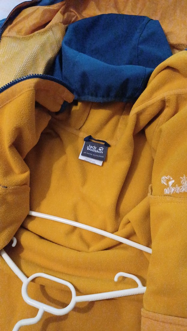 Jack Wolfskin Erkek Mavi Kapüşonlu Mont - Görsel 4