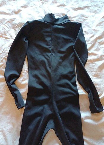 Siyah Uzun Kollu Spor Tulum - Görsel 3