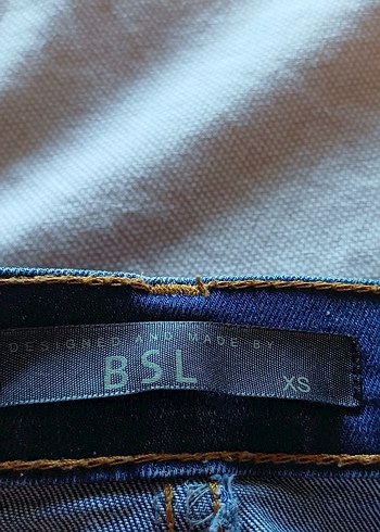 Düğmeli Koyu Mavi Denim Mini Etek - Görsel 4