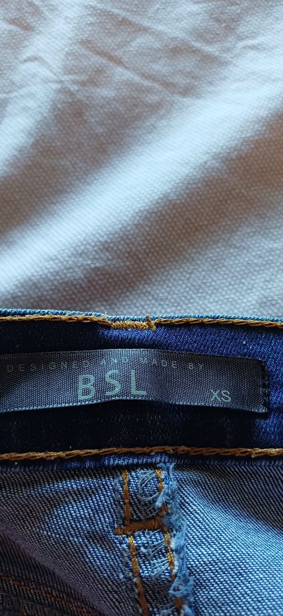 Düğmeli Koyu Mavi Denim Mini Etek - Görsel 4