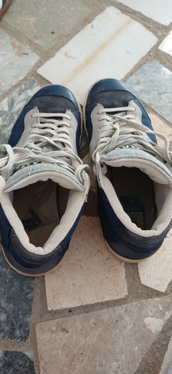 G.S.RAW Gri Denim Erkek Sneaker - Görsel 3