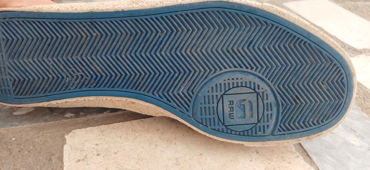 G.S.RAW Gri Denim Erkek Sneaker - Görsel 5