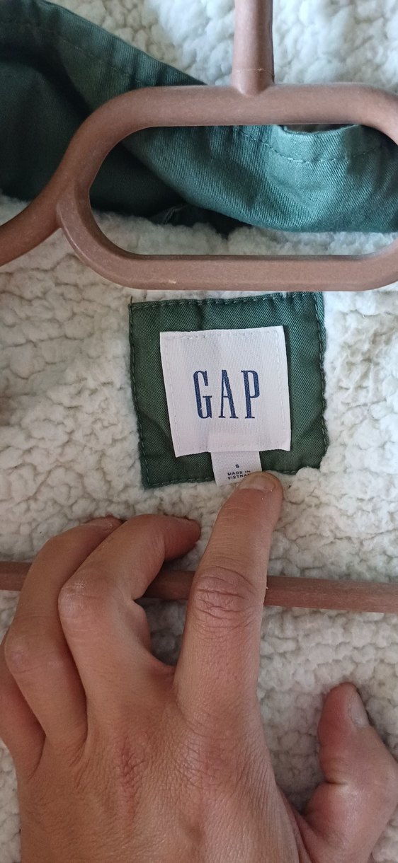 Gap Kürklü Yeşil Midi Kadın Parka - Görsel 3