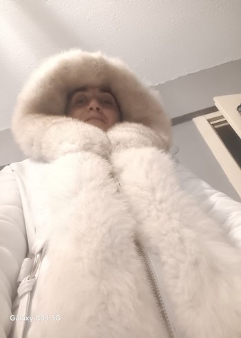 Stil XXL deri kürk ceket - Görsel 4