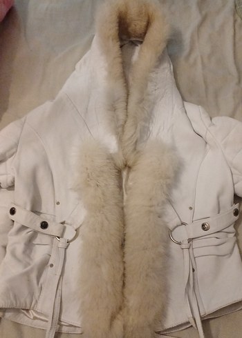 Stil XXL deri kürk ceket - Görsel 2