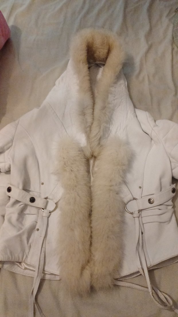 Stil XXL deri kürk ceket - Görsel 2