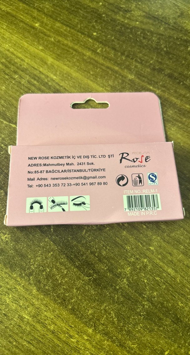 Manyetik Gül 3D Mink Kirpik - Pastel Pembe - Görsel 4