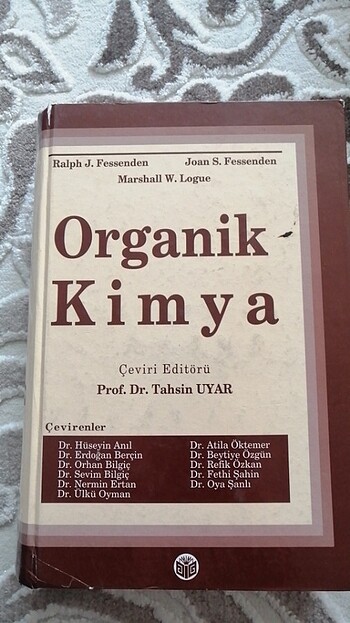 Organik kimya kitabı 