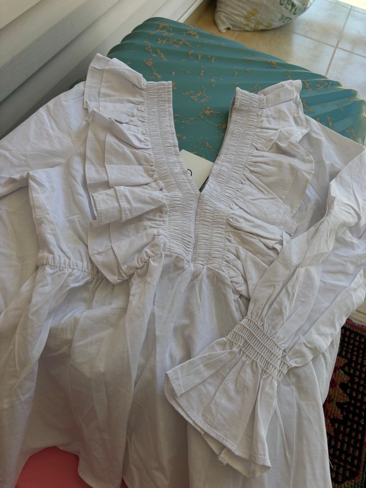 Beyaz bluz - Görsel 3