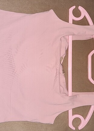 s Beden Zara kare yaka crop bluz