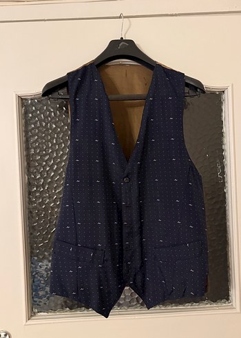 Lacivert Erkek Klasik Kesim Takım Elbise Ceketi - Görsel 3