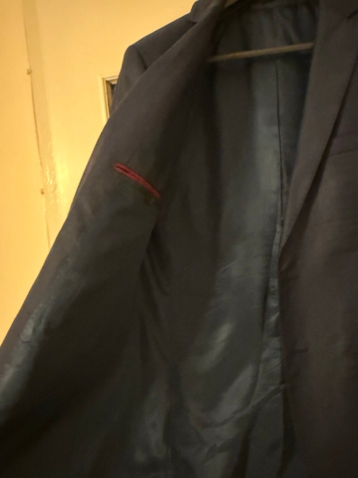 Lacivert Erkek Klasik Kesim Takım Elbise Ceketi - Görsel 2