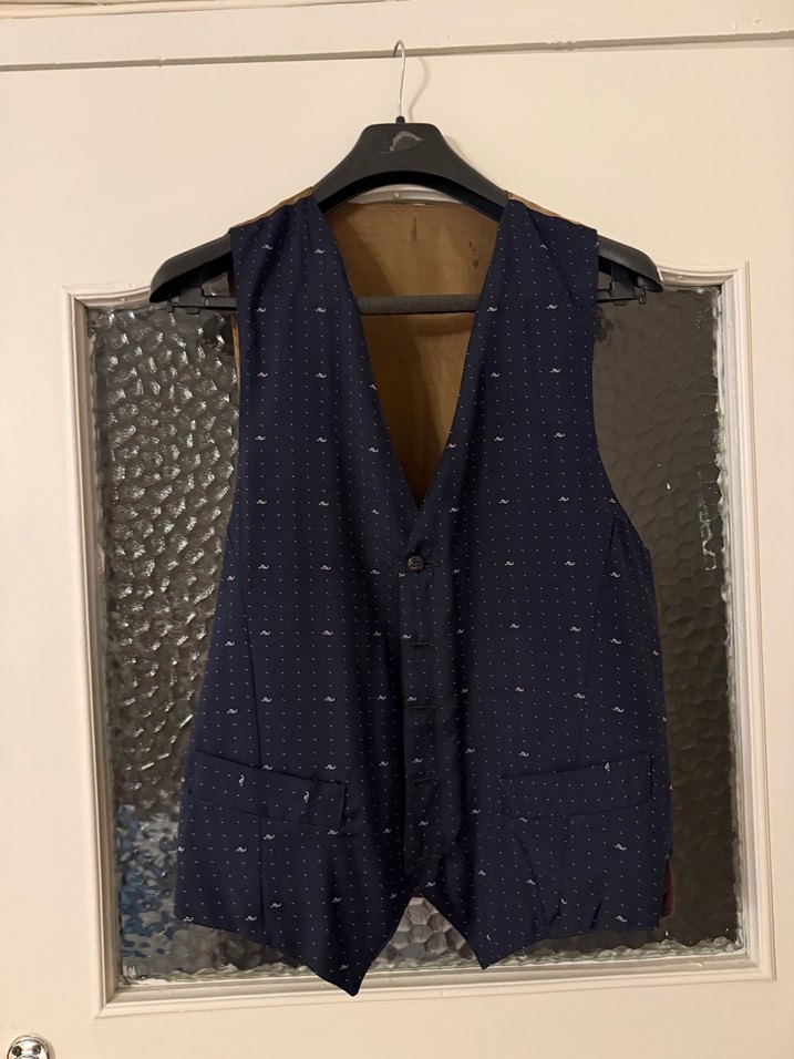 Lacivert Erkek Klasik Kesim Takım Elbise Ceketi - Görsel 3