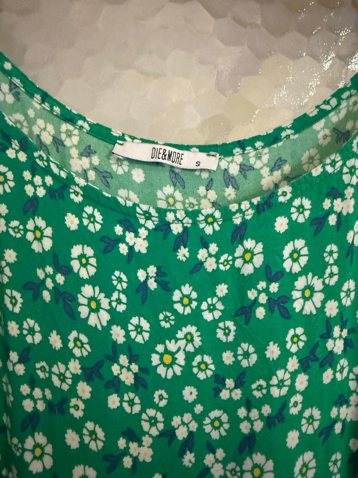 Yeşil Bohem Salaş Uzun Elbise - Görsel 3