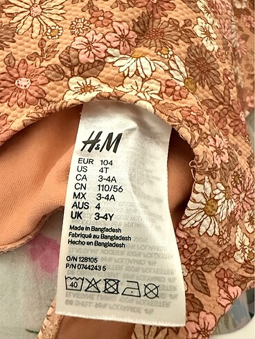 4 Yaş Beden çeşitli Renk H&M çocuk mayo