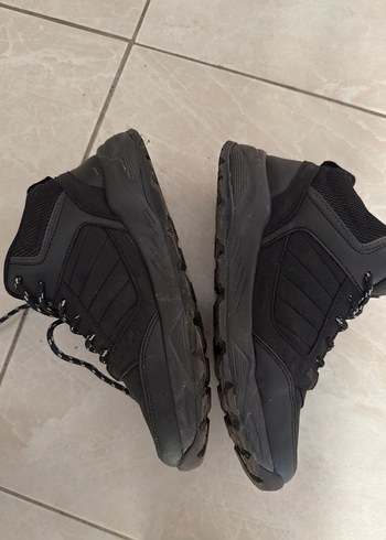 Siyah Bağcıklı Erkek Street Wear Bot - Görsel 4