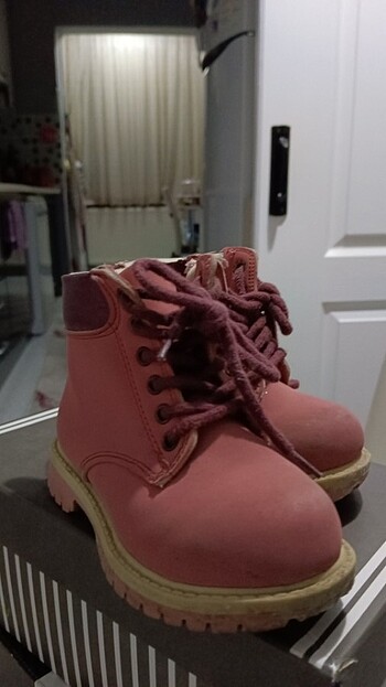 25 Beden pembe Renk Kız çocuk pembe bot