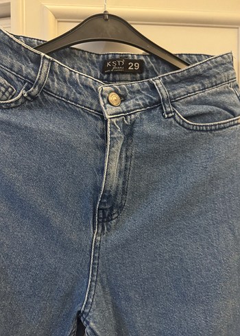 Geniş Kesim jean  Kadın Kot Pantolon - Görsel 3