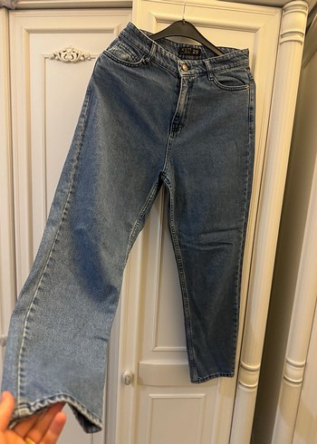 Geniş Kesim jean  Kadın Kot Pantolon - Görsel 2