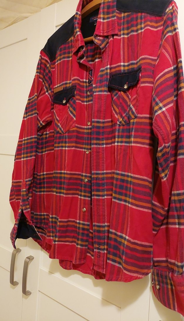 Uzun Kollu Ekose erkek Gömlek - Görsel 4