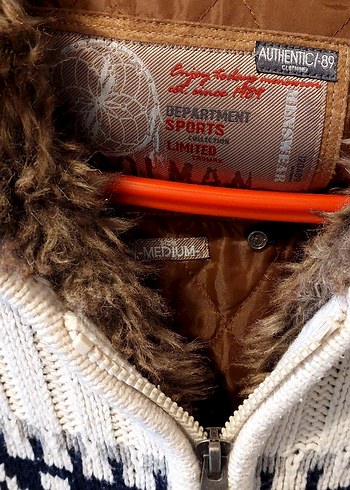 Erkek Bohem Örgü Hırka Beyaz Gri - Görsel 5