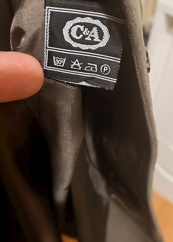 Düğmeli Bej Süet Kadın Deri Ceket - Görsel 4