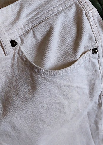 NetWork Beyaz Pamuklu Rahat Kesim erkek Pantolon - Görsel 6