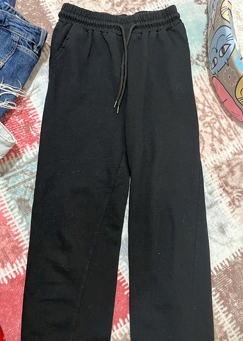 Diğer Siyah Rahat Kesim Kadın Eşofman Altı