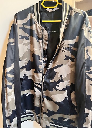 Zara Kamuflaj Desenli Erkek Ceket - Görsel 4