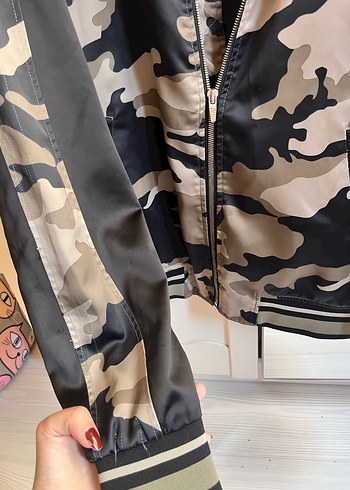 Zara Kamuflaj Desenli Erkek Ceket - Görsel 5