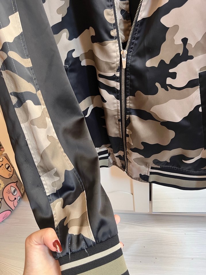 Zara Kamuflaj Desenli Erkek Ceket - Görsel 5